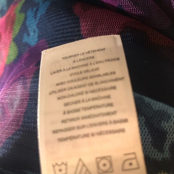 Youngland Embellished Floral Mesh Hi-Low Dress (Little Girls) 4T - Picture 7 of 8